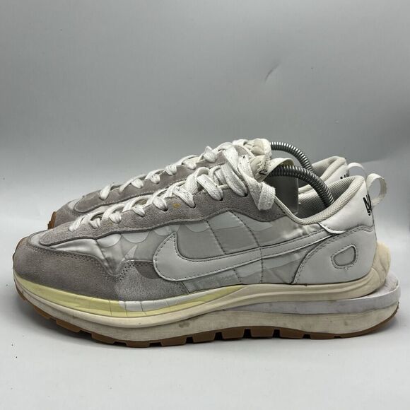 Sacai x Nike Vapor Waffle Sail Gum Mens Size 9.5 DD1875 100 Running Sneakers - Picture 6 of 13